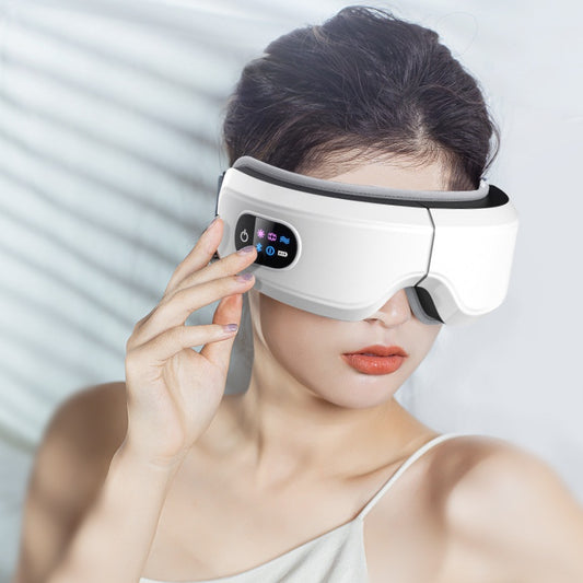 ZOMIXO™ EyeCare Pro - Bluetooth Szemmasszírozó, Alvásjavító, Migrén Enyhítő